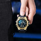 [Men's Digital Chronograph Watch] Multi-sport Chronograph Watch Men's Digital Quartz Watch With Alarm Luminous Date The Ideal Gi