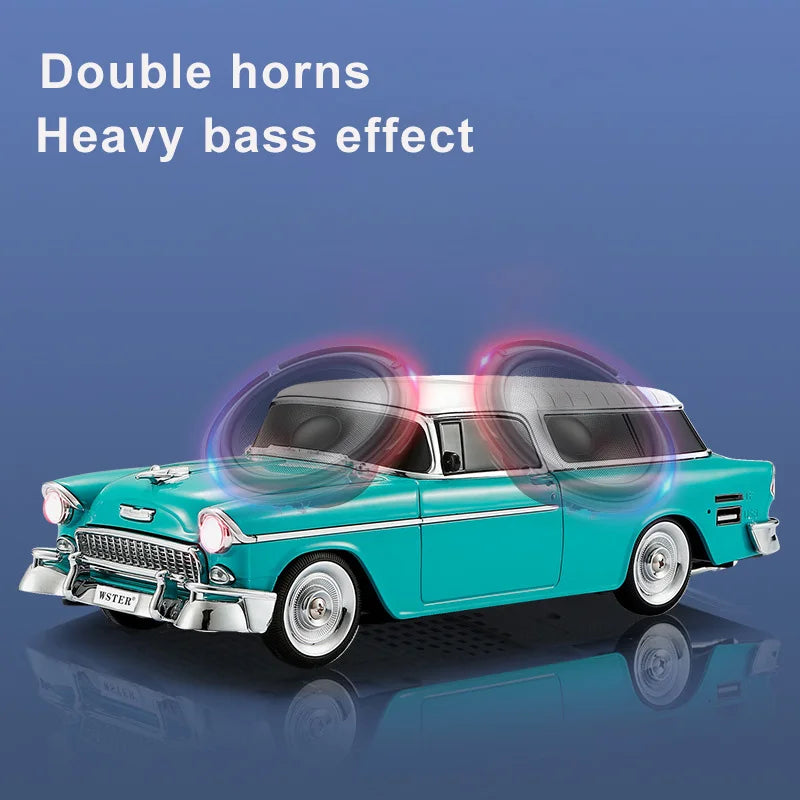 Wireless Bluetooth Speaker for PC Classic Car Shaped HIFI Boombox Support Fm Radio U Disk TF Card AUX Special Gifts Caixa De Som Lootquake LLC
