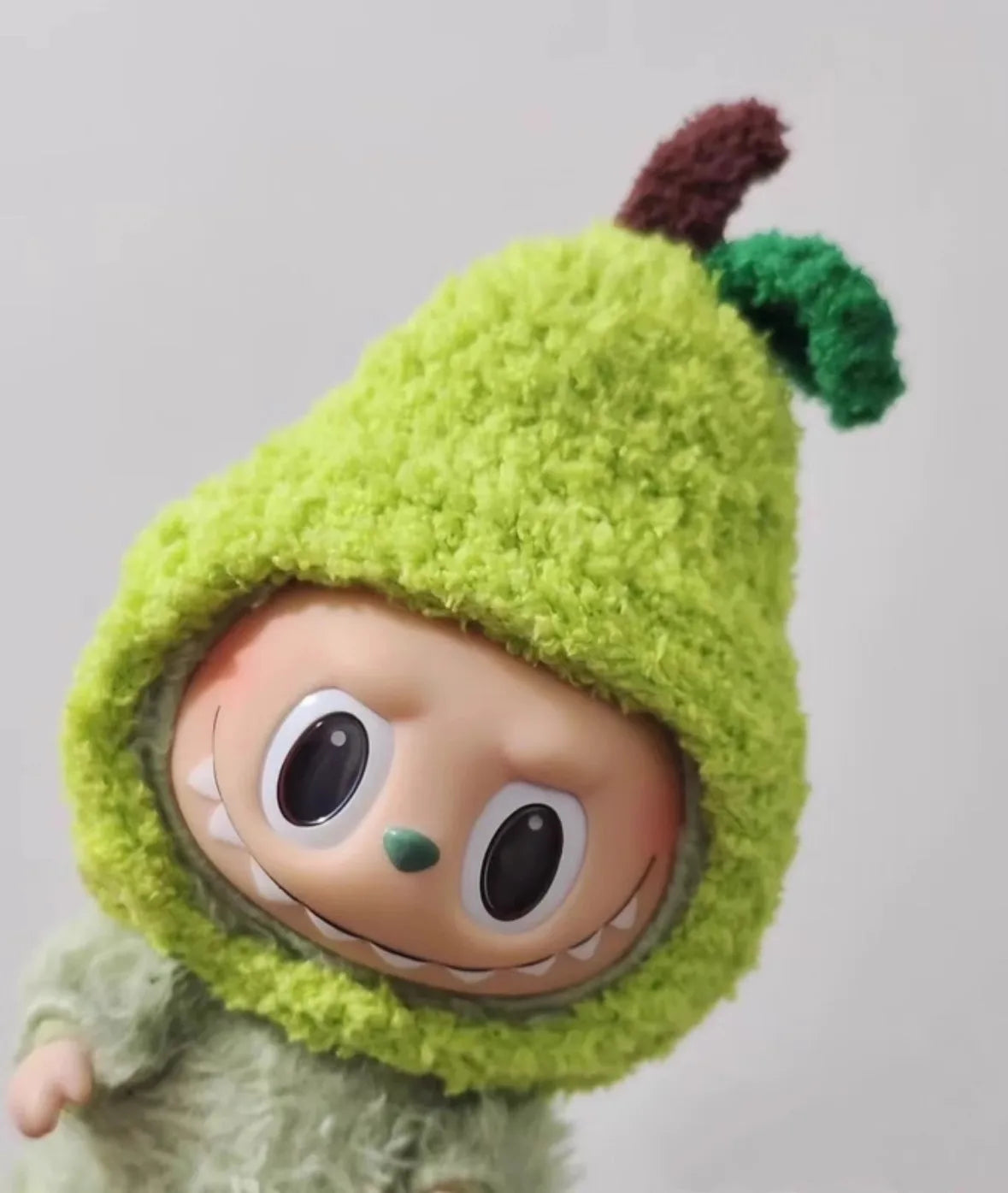 Labubu doll pendant, rubber doll clothes, rabubu v2v1 sitting party head cover hat heartbeat macaron 17cm 15CM Lootquake LLC