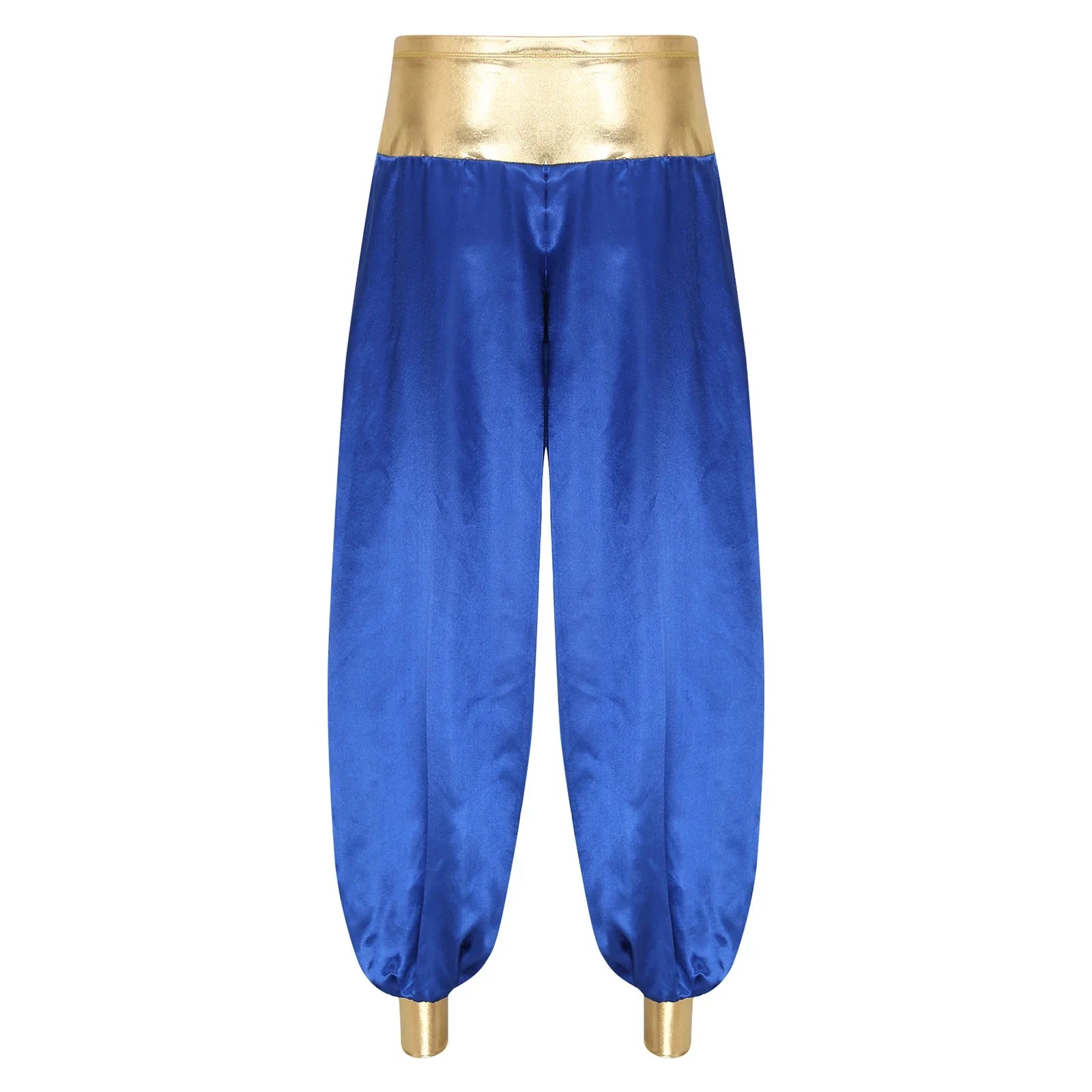 Halloween Men Arabian Indian Prince Cosplay Costume Stain Shiny Harem Trousers Arab Costume Carnival Dress Up Lantern Long Pants Lootquake LLC