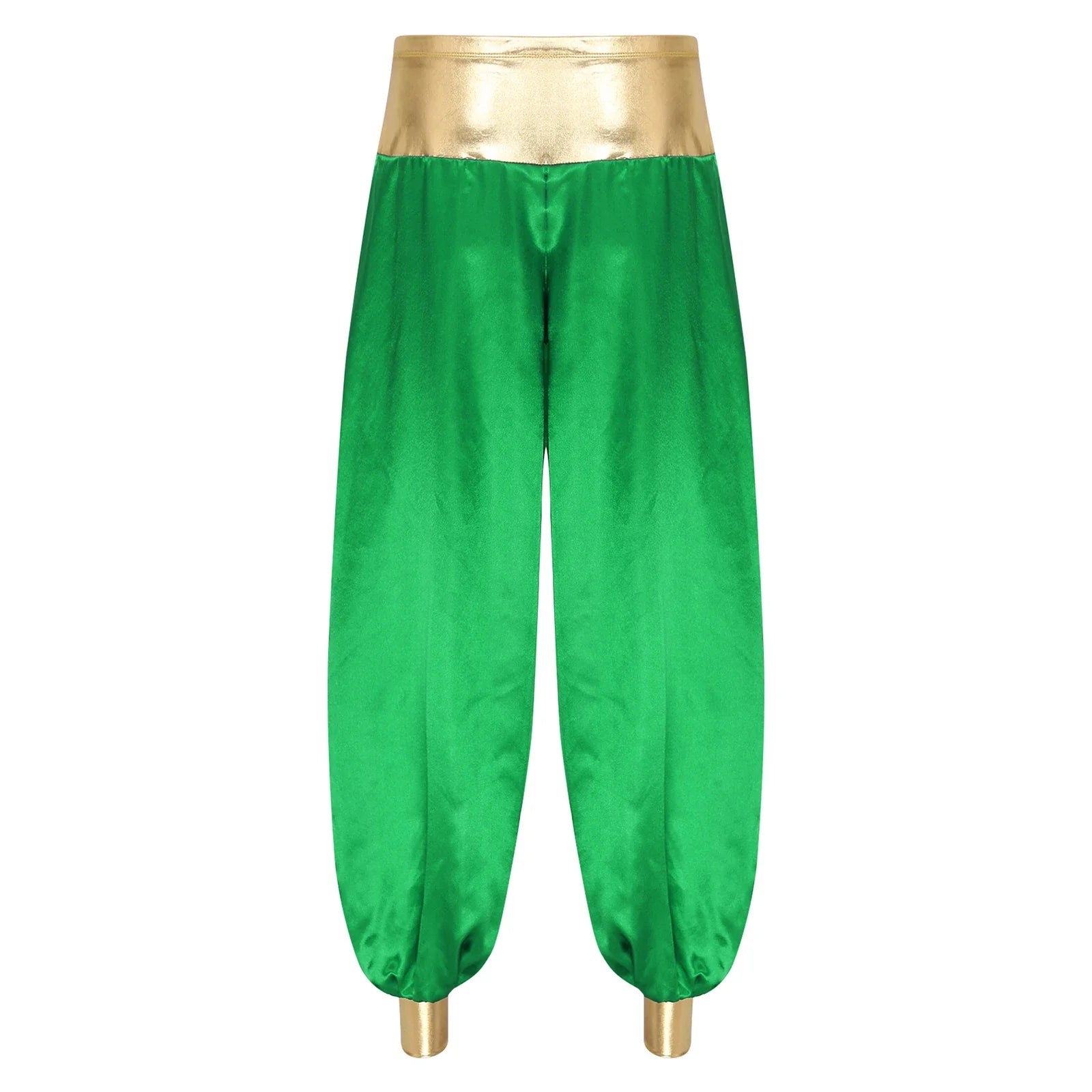 Halloween Men Arabian Indian Prince Cosplay Costume Stain Shiny Harem Trousers Arab Costume Carnival Dress Up Lantern Long Pants Lootquake LLC