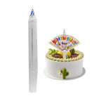 Happy Birthday Candle Fan-Shaped Birthday Candle Supplies Birthday Cake Candle Decor Funny Candles for Decorating Birthday Theme Lootquake LLC