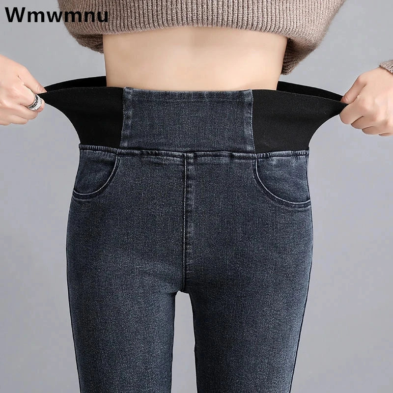 Jeans Oversize 26-38 Slim Denim Pants Women's High Waist Skinny Jean Vintage Wash Pencil Stretch Vaqueros Leggings Pantalones Lootquake LLC