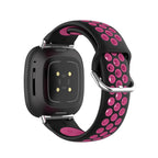 Fitbit Versa & Sense Silicone Band - Breathable Stylish Straps - SJB-DIAMOND ELITES