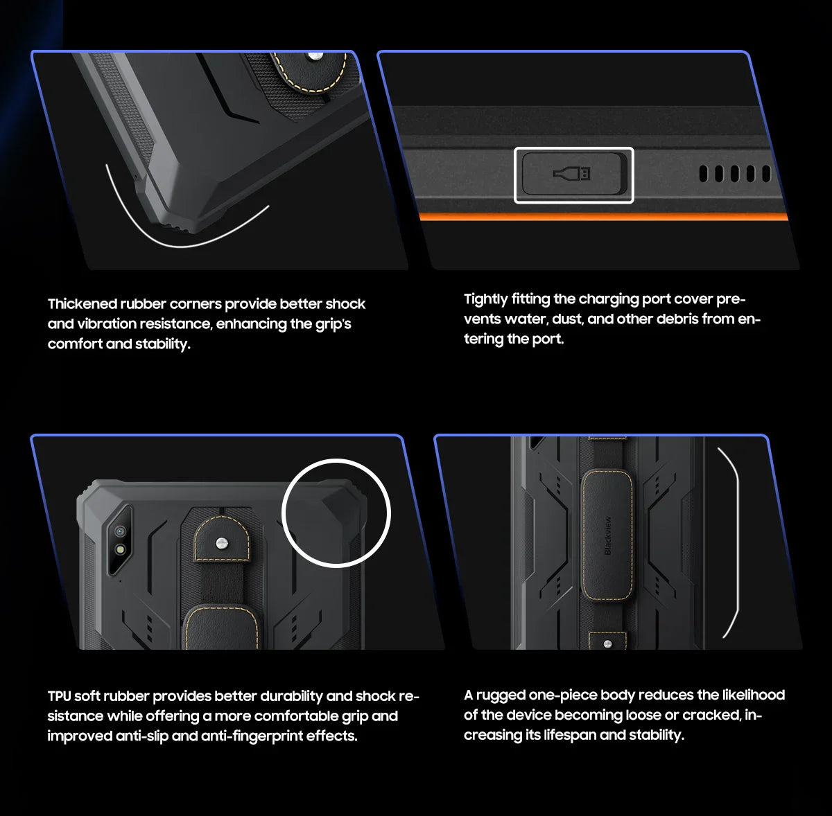Blackview Active 8 Pro 16GB 256GB Tablet PC 22000mAh Battery Android 13 10.36" inch 2.4K Display 16MP+ 48MP Camera Rugged Tablet Lootquake LLC