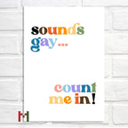 Abstract Pride Art Canvas Print Wall Decor LGBT Home Art Pi-Mart