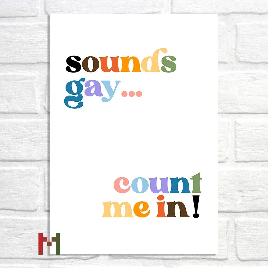 Abstract Pride Art Canvas Print Wall Decor LGBT Home Art Pi-Mart