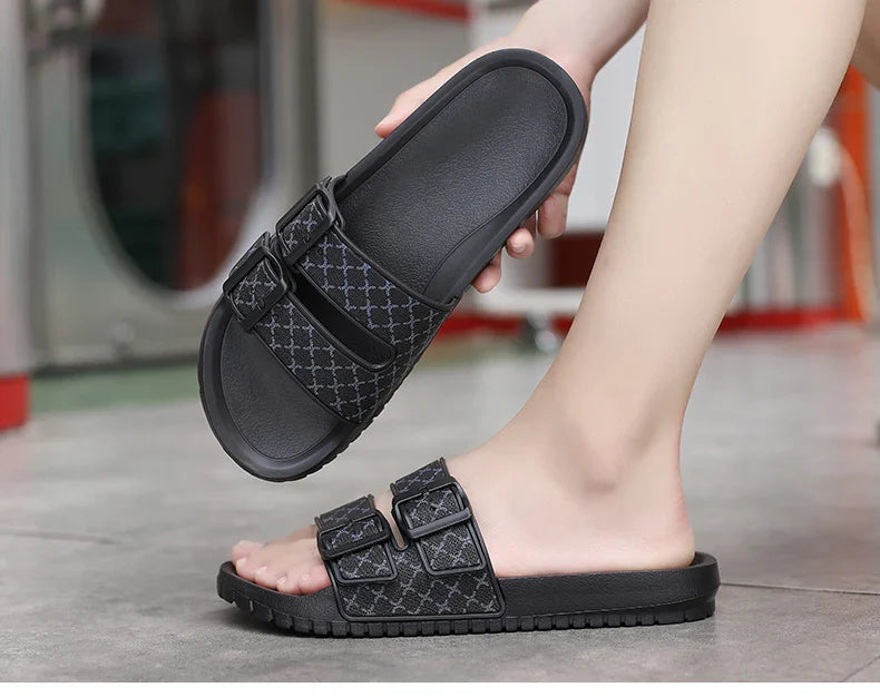 Brand Men Women Sandals Summer Designer Couple Cork Clogs Sandals Luxury Classic Unisex Mules Beach Slide With Adjustable Buckle Lootquake LLC
