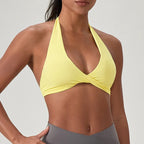 FlexiFit Halter: Stylish Yoga Gym Bra for Women THRIXINE