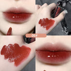 Dark Purple Lip Gloss Water Light Long Lasting Clear Moisturize Mirror Pink Peach Lip Tint Non Stick Cup Liquid Lipstick Makeup