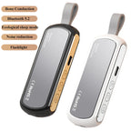 Bluetooth 5.2 Bone Conduction Speaker Under Pillow Noise Reduction Speaker Stereo Music Player with Flashlight Sleep Aid Lootquake LLC