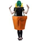 Halloween Flower Pot Costume Sunflower Costume with Headpiece for Adults Kids Cosplay Women Garden Theme Party Sunflower Lootquake LLC