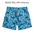 Men's Swim Shorts Quick Dry Beach Board Shorts with Mesh Lining New Summer Swimwear Surfing Swim Trunks for Men Men's Shorts Athletic Shorts Men's Spring and Summer Street Leisure Sports Drawstring Men's Short Stevvex