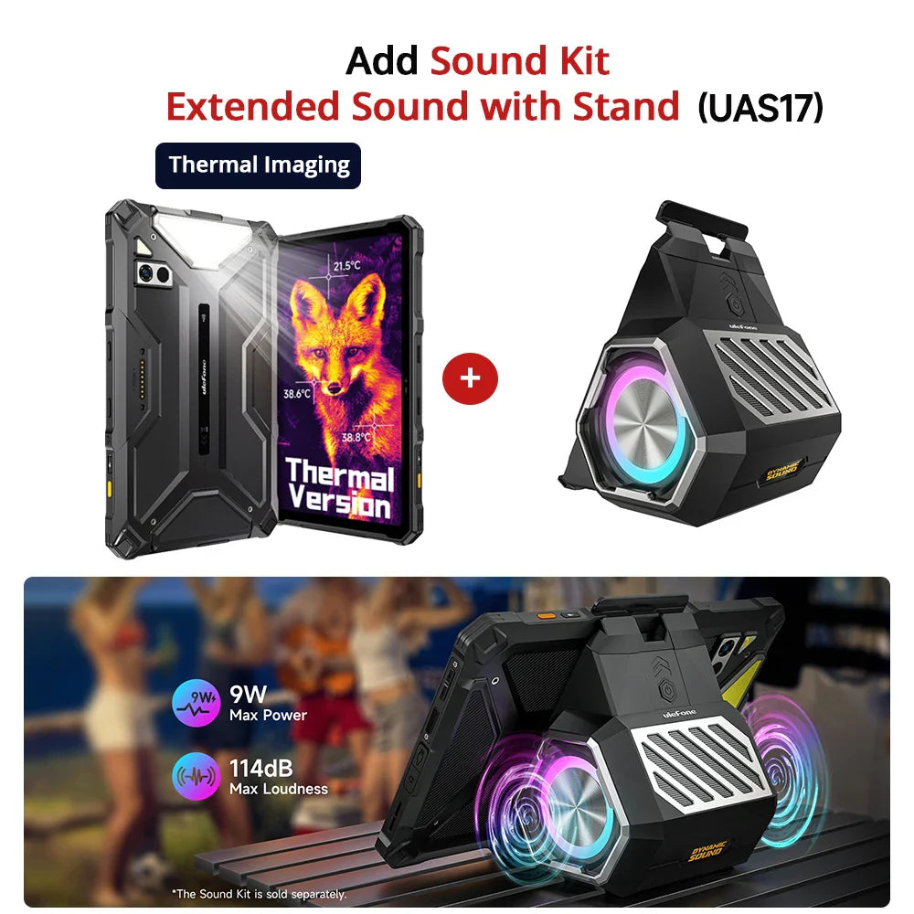 Ulefone Armor Pad 4 Ultra 5G Rugged Tablet  Thermal lmaging 10.36"2K Up to 16GB RAM 256GB ROM Android 14 11800mAh Lootquake LLC