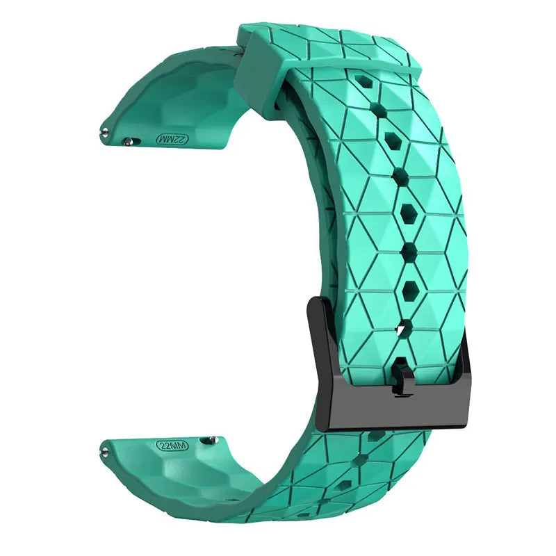 Polar Silicone Sport Watch Band Black Unisex Waterproof Rubber Strap