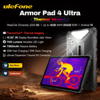 Ulefone Armor Pad 4 Ultra 5G Rugged Tablet  Thermal lmaging 10.36"2K Up to 16GB RAM 256GB ROM Android 14 11800mAh Lootquake LLC