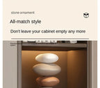 Modern Art Feng Shui Stone Resin Sculpture Wine Cabinet Decor Living Room Desktop Home Decoration Stone Statue Model Figurines