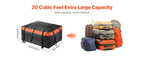 SucceBuy Car Rooftop Cargo Carrier Bag 20/23 Cubic Feet Roof Cargo Carrier 840D PVC Waterproof Car Roof Luggage Bag for  Vehicle Lootquake LLC