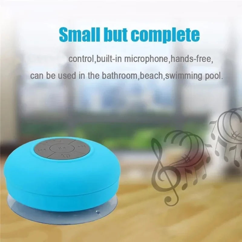 Wireless Bluetooth Waterproof Speaker With Suction Cup Sound For Car, Shower Sound Lootquake LLC