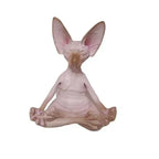 Sphinx Cat Buddha Statue - Meditation Yoga Sculpture for Garden Decor, Fantastical Art & Happy Cat Ornament Lootquake LLC