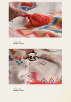 Bohemian Blanket Soft Sofa Cover Summer Blanket Office Nap Blankets Air Conditioning Blankets Knit Blanket For Travel Lootquake LLC