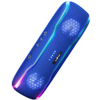 WISETIGER Bluetooth Speaker Outdoor IPX7 Waterproof 25W BT5.3 Loudspeaker Stereo Surround Speaker with Cool Pulsing EQ Lights Lootquake LLC