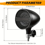 Motorcycle Bluetooth Speakers Wireless Audio System with USB, AUX, Mp3 Music Player Lootquake LLC