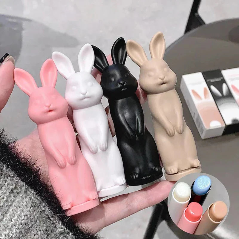 Lip Balm Cute Rabbit Moisturizing Lipstick  Color Changing Moisturizing and Anti Cracking Lipstick Four-Color Rabbit Cosmetics Lootquake LLC