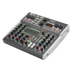 99 DSP Effects Mixing Console Podcast Mini 4/6 Channels Sound Audio Mixer Individual 48V Bluetooth USB PC Play Record AM-AX4/6 Lootquake LLC