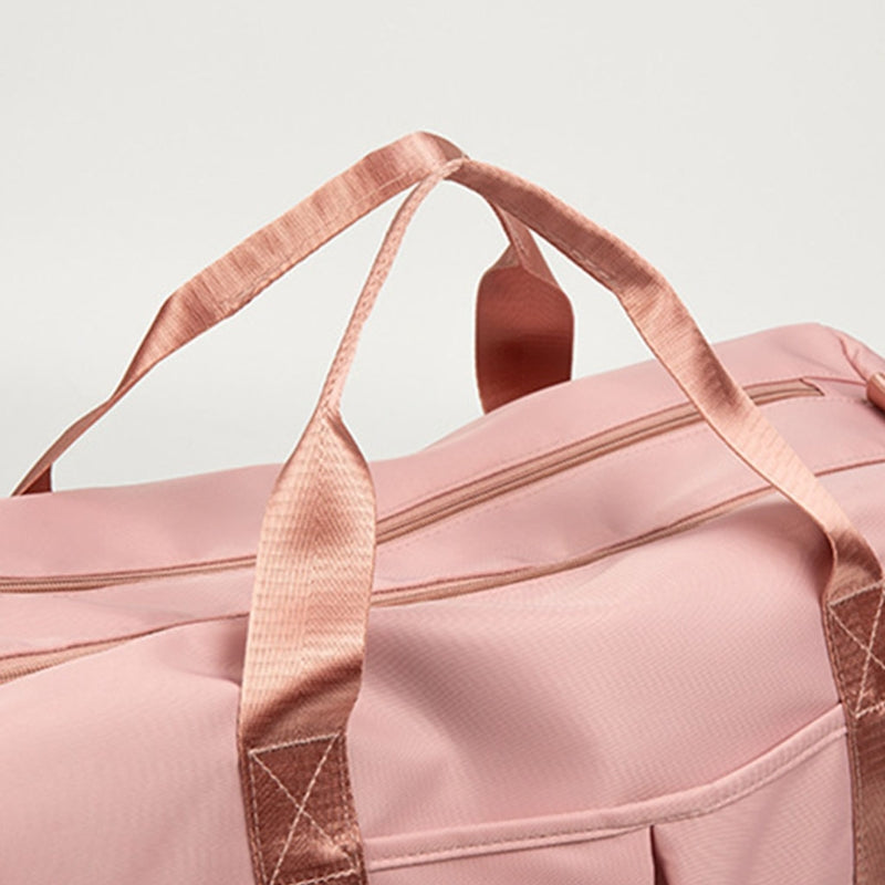 Stride Chic: Women's Gym Bag w/Shoe Spot THRIXINE