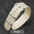 COROS Nylon Ribbed Watch Band For Smartwatch - Military Washable Strap