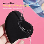 ROCK SWEET Cotton Candy Heart-shaped Pink Soft Makeup Soft Wet And Dry Dual-use Liquid Foundation Powder Puff Lootquake LLC