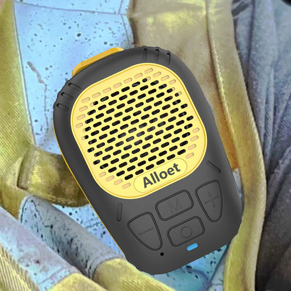 Wearable Bluetooth-Compatible5.3 Speaker with Strap Magnetic Clip-On Wireless Portable Speakers Small Speaker for Cycling/Hiking Lootquake LLC