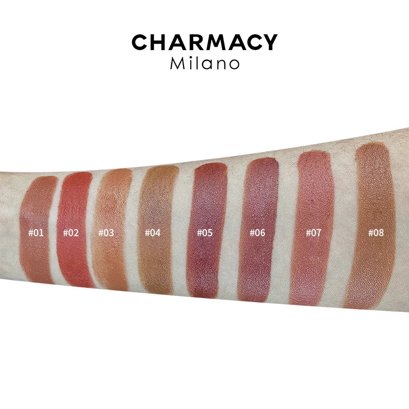 CHARMACY Moisturize Intense Nude Lipstick Luxury Professional Korean Lipsticks Easy to Wear Women Lip Makeup Cosmetic