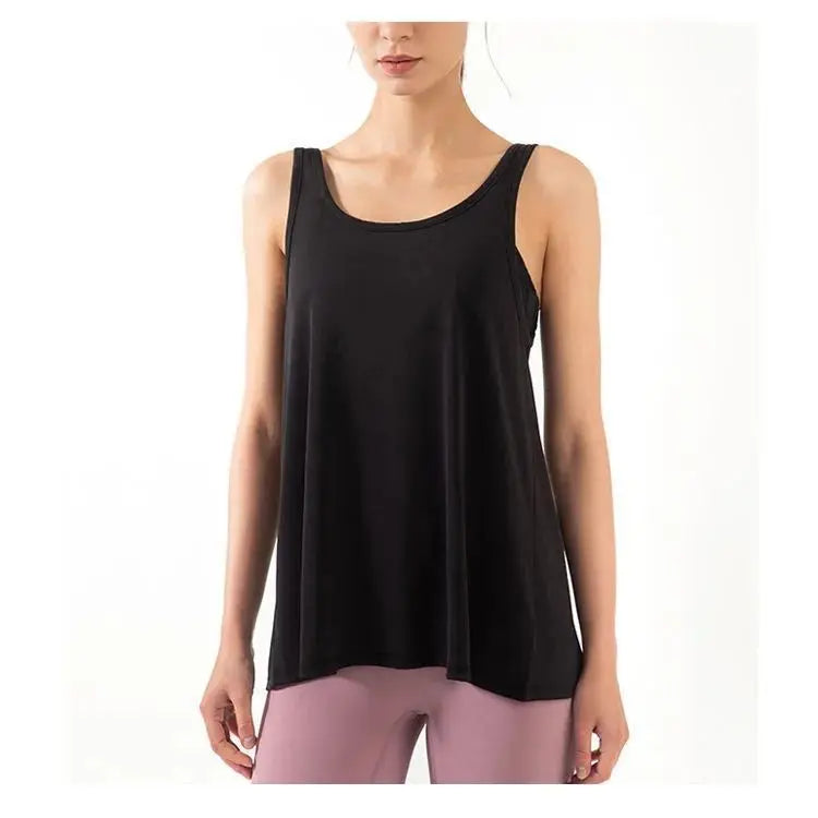 Women's Beautiful Open Back Loose fit Top THRIXINE