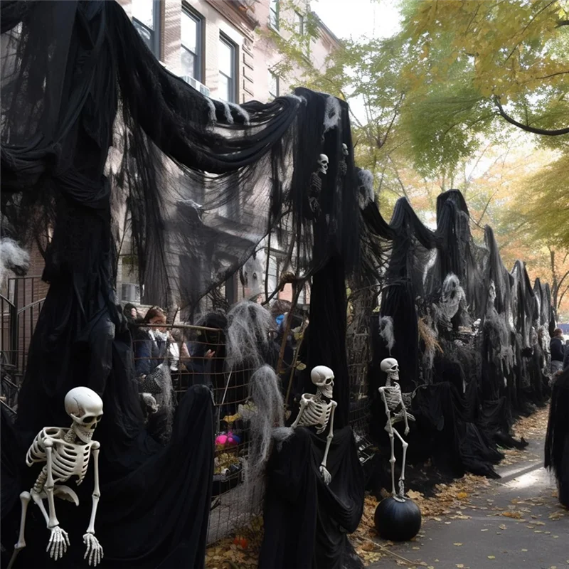 A36T-Halloween Horror Decorations Halloween Partys Decorations Suitable For Tables, Trees, Garden Gates, Haunted Houses