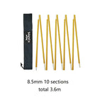 Camping Alloy Tent Poles DIY Tent Rod Skeleton 8.5mm 9.5mm 11mm