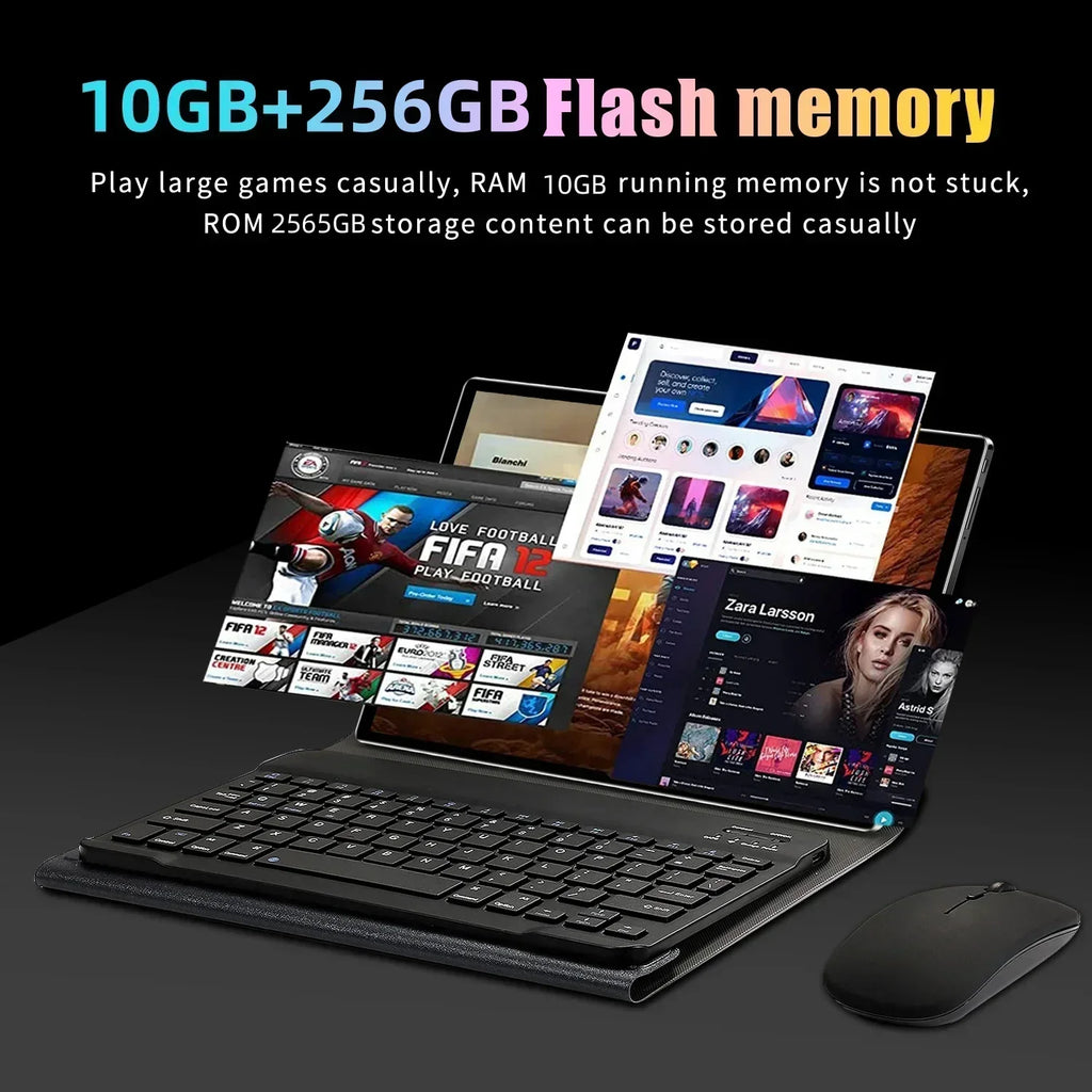 2024 Original HD4K Tablet PC Pad 6 Pro Android 13 12GB+512GB 10000mAh Snapdragon 888 Bluetooth WiFi Tab tablets 10 inch android Lootquake LLC