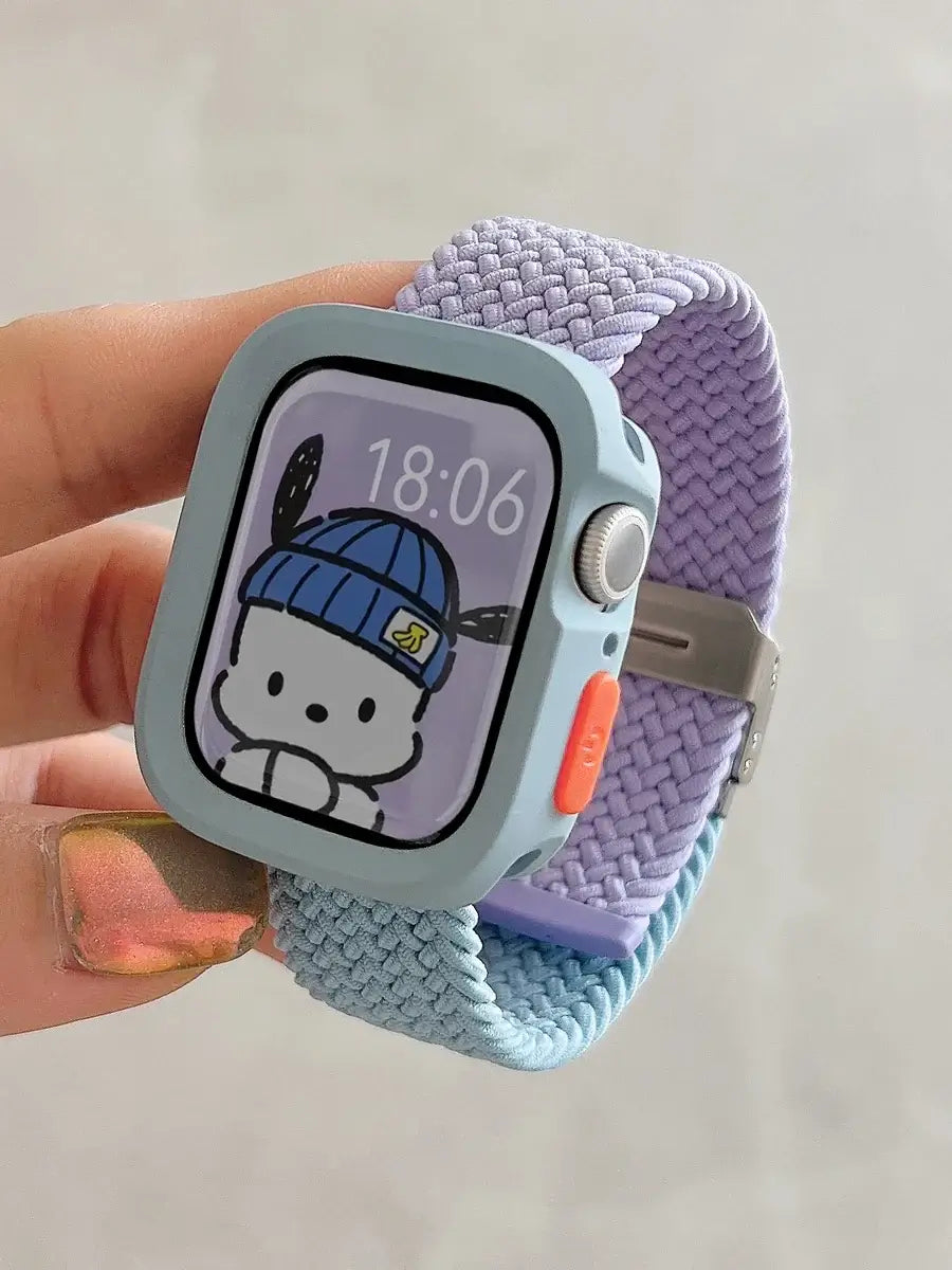 Apple Watch Nylon Strap - Durable Soft Fabric Band - SJB-DIAMOND ELITES