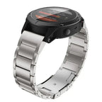Garmin Steel Band - Modern QuickFit Design Strap BandsCo Straps