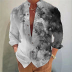 Men's shirt long-sleeved colorful fashion cardigan shirt Hawaiian 3D printed shirt XS-6XL super large size shirt soft fabric Lootquake LLC