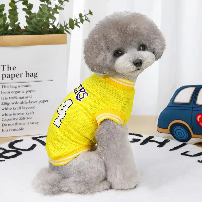 Mesh Breathable Pet Dog Clothes Puppy Vests Casual T-Shirt THRIXINE