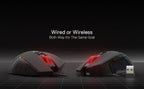 Redragon M690 PRO Wireless Gaming Mouse 8000 DPI Wired Mouse Rapid Fire Key 8 Macro Buttons for PC/Mac/Laptop, Black/White Mouse Lootquake LLC