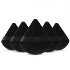 3/5/6 Pcs Triangle Powder Puff For Loose Powder Liquid Cosmetic Soft Plush Powder Puff Makeup Foundation Puff Makeup Tool Lootquake LLC