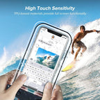 Swimming Bags Waterproof Phone Case Water proof Bag Mobile Phone Pouch Cover for iPhone 12 Pro Xs Max XR X 8 7 Phone Case Bag With Lanyard Compatible with iPhone Stevvex