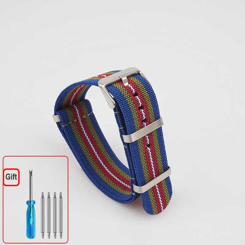 Amazfit Nylon Watch Band NATO Strap Waterproof Washable Elastic