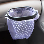 Portable Mini Car Trash Bin Hanging Storage Box Eco-friendly Universal Cars Garbage Dustproof Storages Bins Auto Accessories