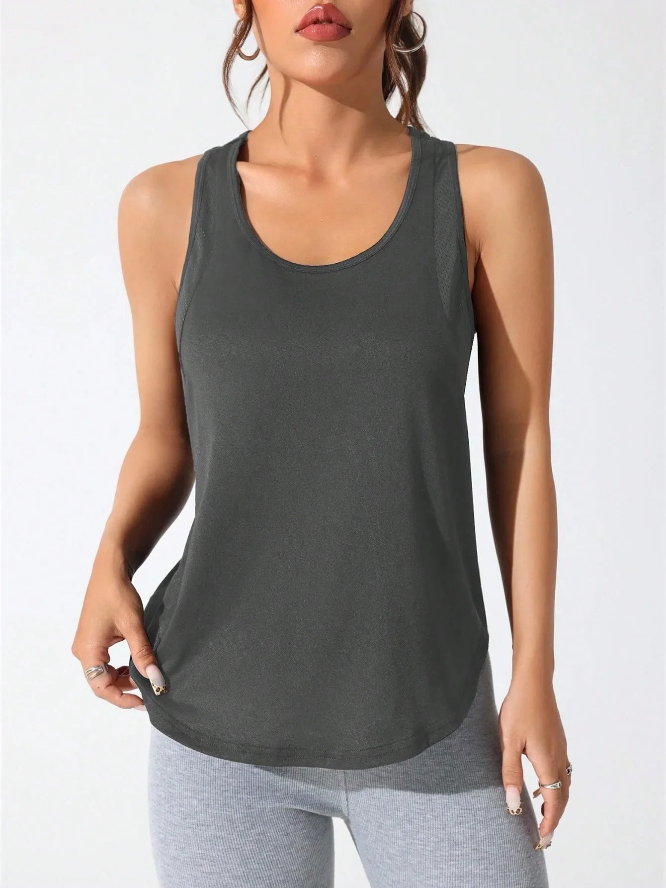 LOVELYX Flow: Women's Unique Letter Yoga-Run Vest THRIXINE