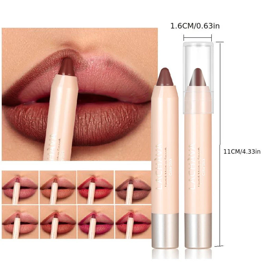 Long Lasting Hydrating Lipstick - Natural Look, Creamy Texture, All Skin Types Compatible, High Pigment Range with Brown, Moistu Lootquake LLC