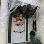 2M/4M Halloween Decorations Black Creepy Gauze Cloth Window Table Door Net Spooky Fancy Dress Party Haunted House Wall DIY Decor
